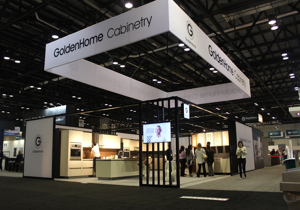 Kitchen and Bath Industry Show 2017 GoldenHome Cabinetry Frameless Reinvented